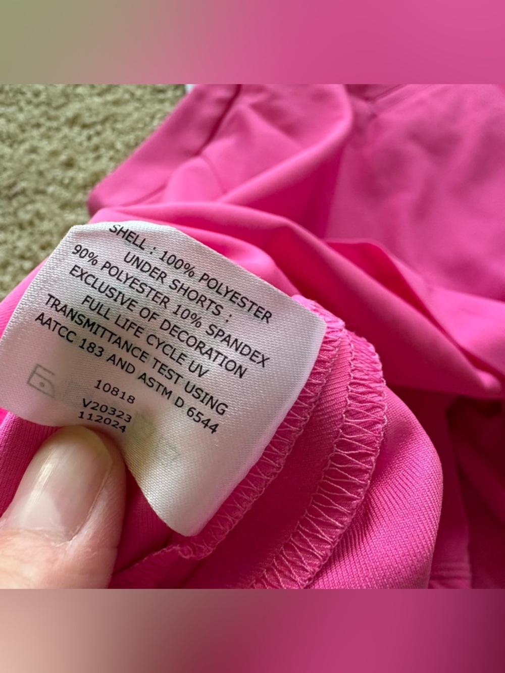 Coolibar UPF 50+ Pink Golf Skort Athletic Tennis Pickleball NWT Size 8 - Picture 8 of 8